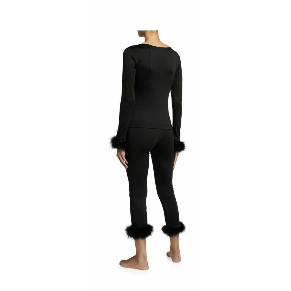 Sleeper Weekend Chic Set Top With Leggings Large Black - Picture 4 of 10